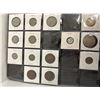 Image 3 : 3 Sheets of Foreign Coins