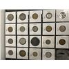 Image 4 : 3 Sheets of Foreign Coins