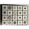 Image 3 : 3 Sheets of Foreign Coins