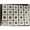 Image 7 : 3 Sheets of Foreign Coins