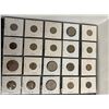 Image 3 : 3 Sheets of Foreign Coins
