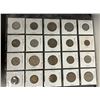 Image 4 : 3 Sheets of Foreign Coins