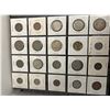 Image 2 : 3 Sheets of Foreign Coins