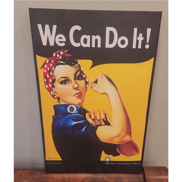 Rosie the Riveter Canvas Print