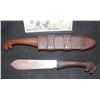 Image 1 : KING'S MAN THE SHOLA METAL HERO AND RUBBER STUNT DAGGER KNIFE WITH HOLSTER