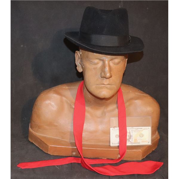 THE SPIRIT SCREEN USED HERO HAT AND TIE SUPER HERO