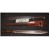 Image 2 : WWII REAL METAL BAYONET WITH LEATHER SHEATH AND RUBBER STUNT