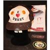 Image 1 : IT CHAPTER TWO I LOVE DERRY BEAVER HERO HAT & POLICE PATCH SCREEN USED