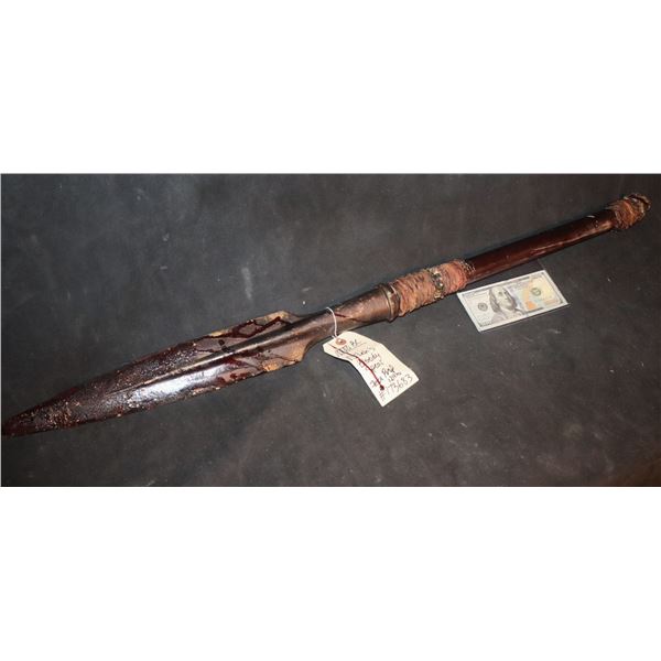 10,000 BC D'LEH BLOODY CAVE MAN SPEAR