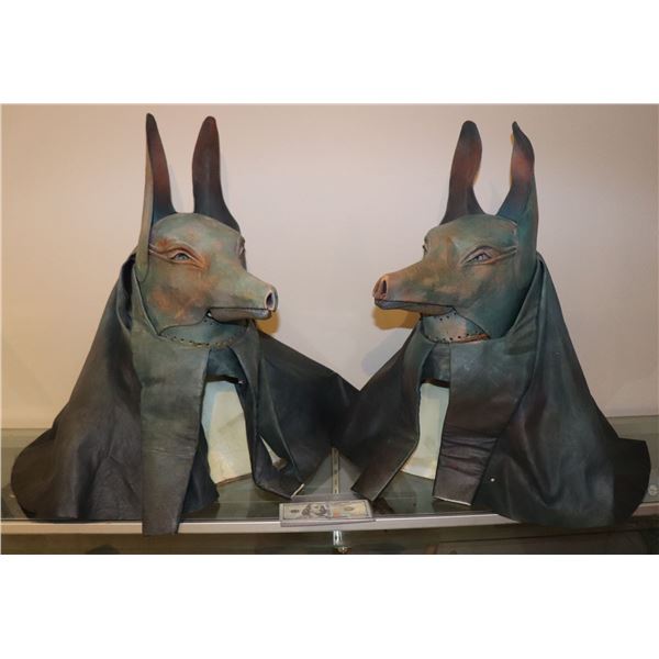 MUMMY THE 1999 ANUBIS BOTH MASKS WORN BY THE PRIESTS WHO KILL IMHOTEP