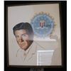 Image 1 : THE FBI 60's TV EFREM ZIMBALIST JR HAND PAINTED PORTRAIT FROM HIS OFFICE