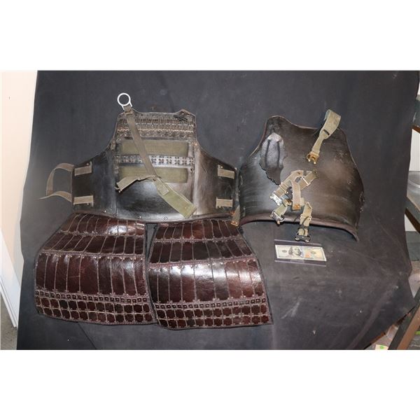 ZZ THE LAST AIRBENDER ARMOR WITH LEATHER SCREEN USED 1