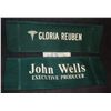 Image 1 : ER GLORIA REUBEN & JOHN WELLS ON SET CHAIR BACK LOT OF 2