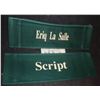 Image 1 : ER ERIQ LA SALLE & SCRIPT ON SET CHAIR BACK LOT OF 2