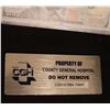 Image 1 : ER TV COUNTY GENERAL HOSPITAL STORE ROOM METAL SIGN