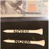 Image 1 : CHRIS FARLEY NORM MACDONALD GOLF TEE LOT OF 2