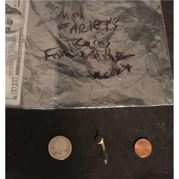 CHRIS FARLEY CHANGE FROM THE COAT HE WORE THE FINAL DAY