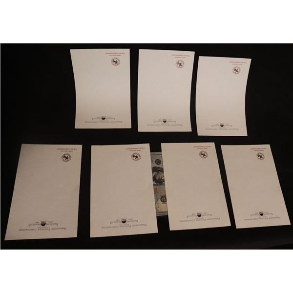 CECIL B DEMILLE OFFICE LETTERHEAD LOT OF 7