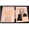 Image 1 : CECIL B DEMILLE & FATHER HENRY C DEMILLE HAND SIGNED AUTOGRAPHS With FUNERAL CARD