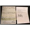 Image 1 : CHRIS FARLEY BOB NEWHART SATURDAY NIGHT LIVE SNL ROYALTY CHECK W LOA