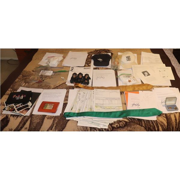 CHRIS FARLEY A COLLECTION OF PERSONAL ARTIFACTS WITH LOAs