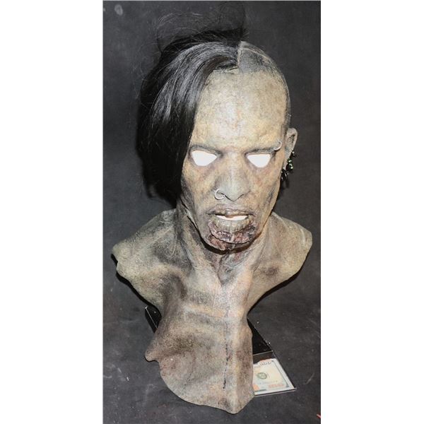 ARMY OF THE DEAD ROTTEN ZOMBIE FULL MASK WITH ZIPPER B