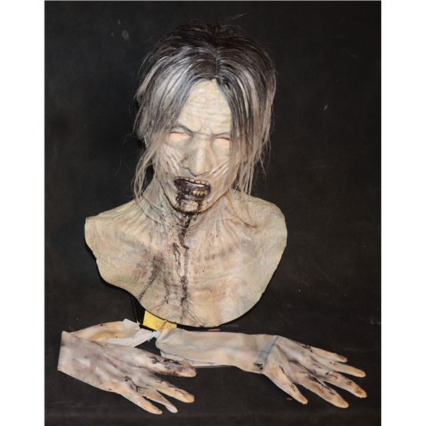 ARMY OF THE DEAD ROTTEN ZOMBIE FULL MASK WITH ZIPPER AND MATCHING ARMS B