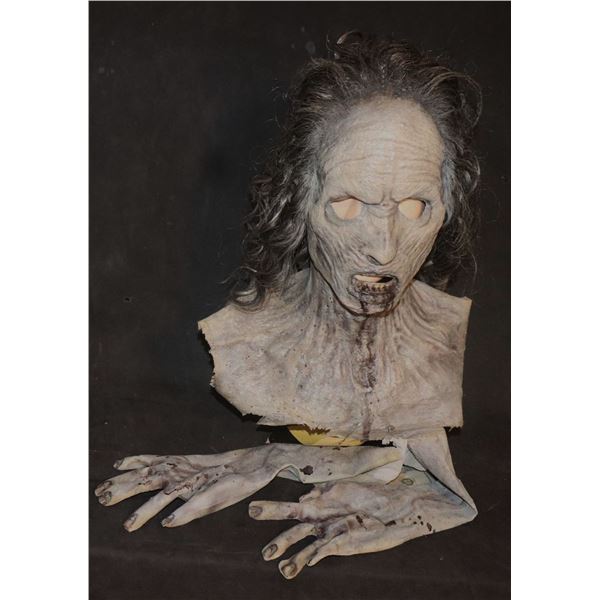 ARMY OF THE DEAD ROTTEN ZOMBIE FULL MASK WITH ZIPPER AND MATCHING ARMS C