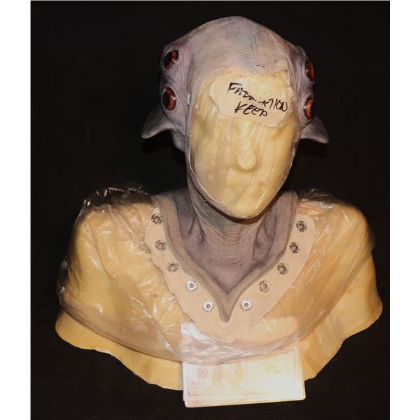 SPIDER WOMAN ALIEN SILICONE COWL WITH SNAPS ON BUST