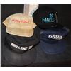 Image 1 : ZZ CAST AND CREW HATS LOT OF 4 A