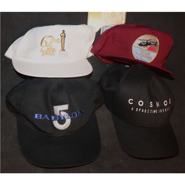 ZZ CAST AND CREW HATS LOT OF 4 B