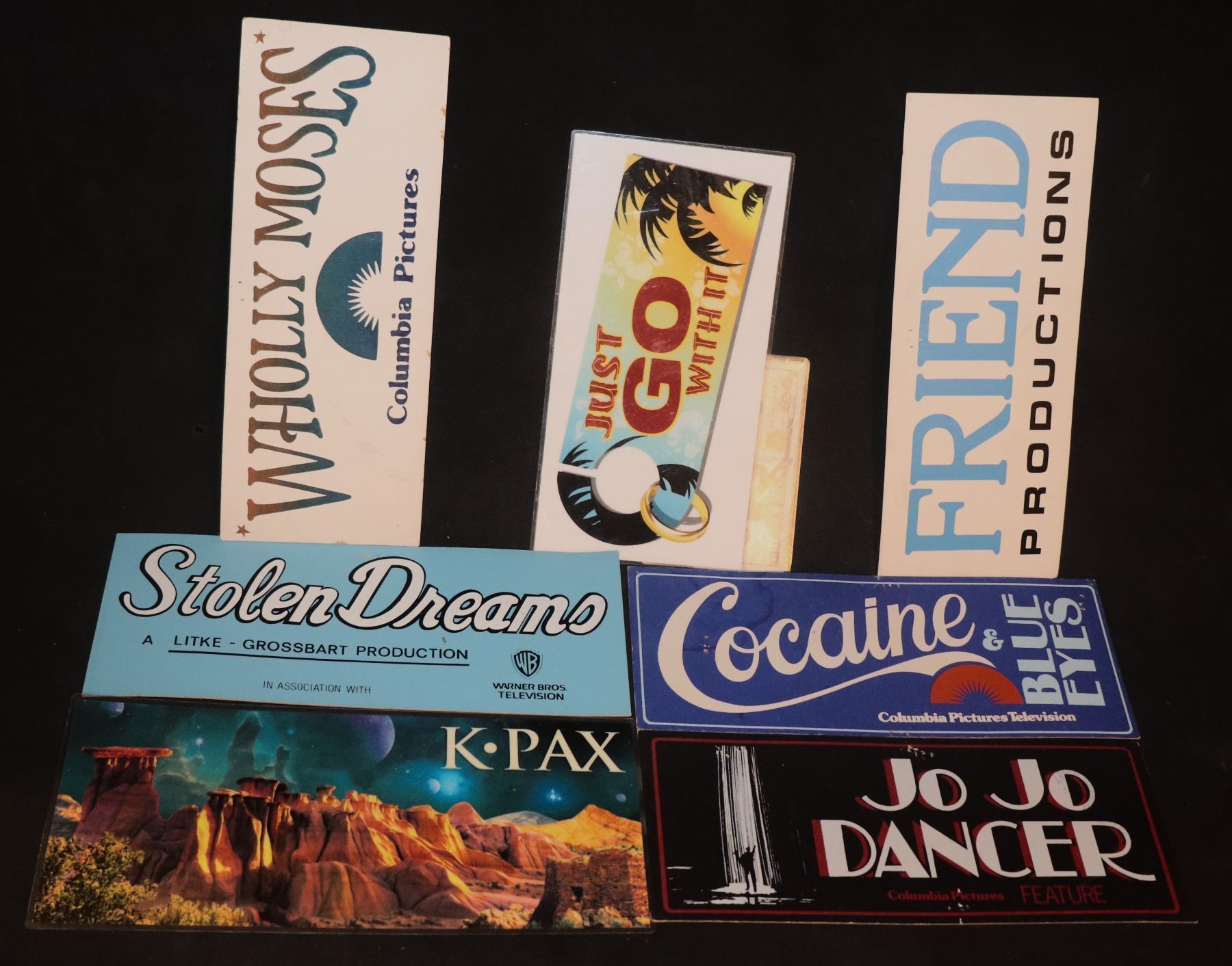 STUDIO FILMING LOCATION SIGNS LOT OF 7 A