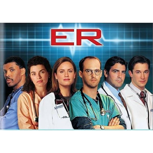 ER TV SHOW A ENTIRE COLLECTION OF PROPS SCRIPTS CHAIR BACKS AND CREW GIFTS