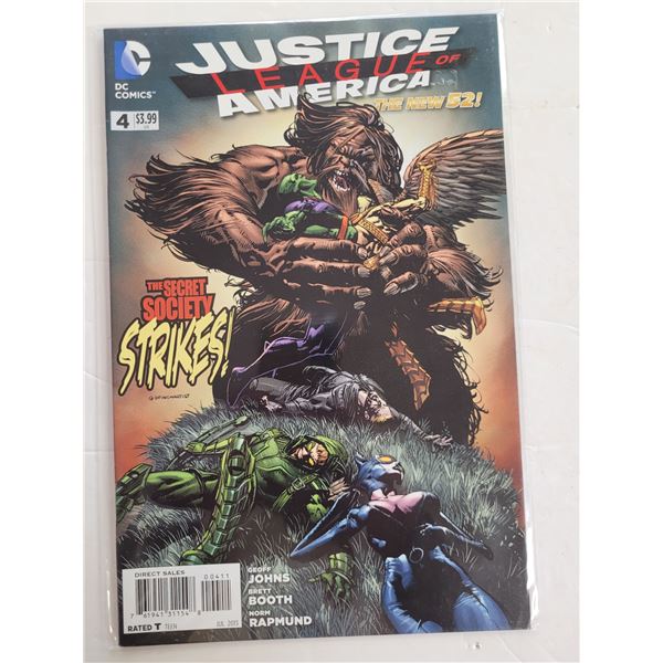 Justice League of America The New 52! - The Secret Society Strikes - DC Comics #4