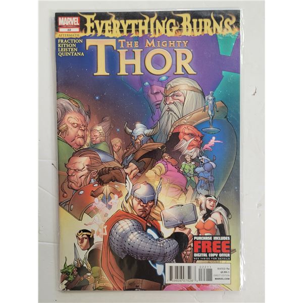 Everything Burns The Mighty Thor - Marvel #22