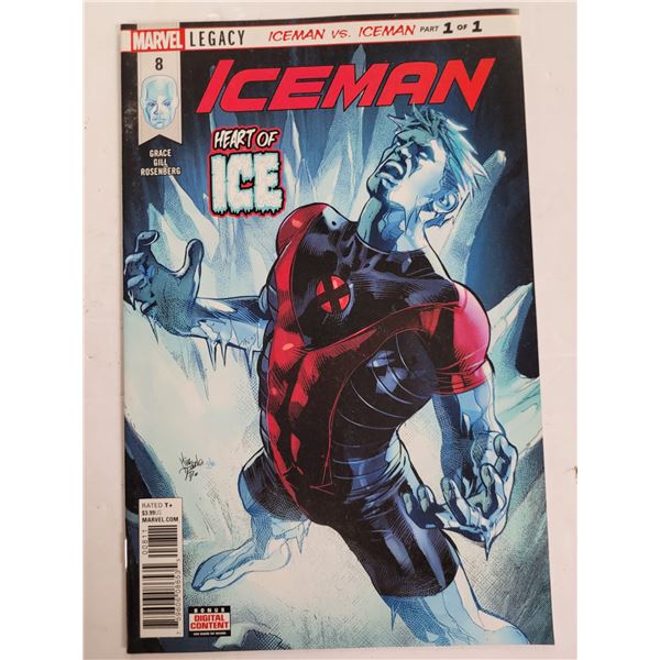 Iceman vs Iceman Part 1 of 1 - Iceman Heart of Ice- Marvel Legacy #8