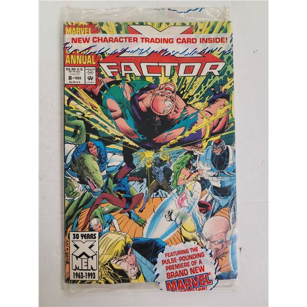 New in Bag w/ Bonus Card - X Factor - Marvel Annual #8