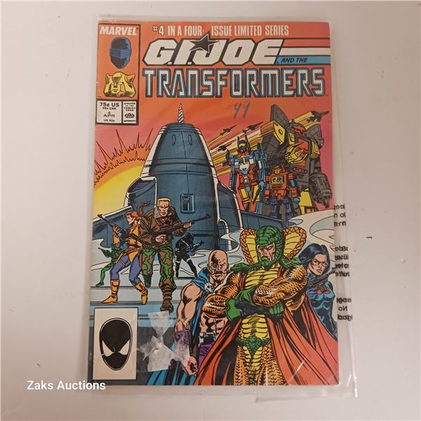 G.I. Joe and the Transformers - Marvel #4 in a Four Issue Limited Series
