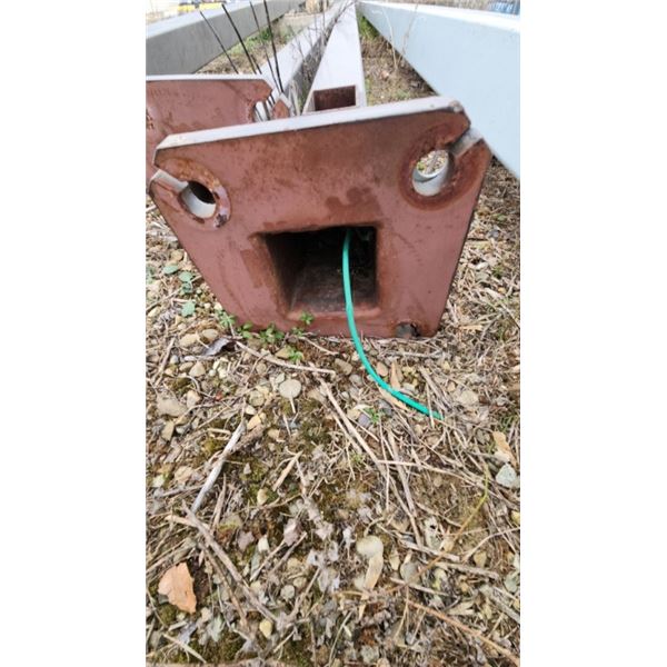 Metal Light Pole 22' 6" Long