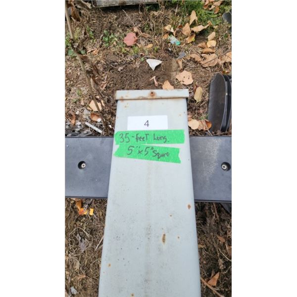 Metal Light Pole 33' Long With 2 led Lights 120/277v