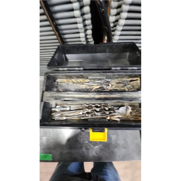 Tool Box With Misc Drill Bits