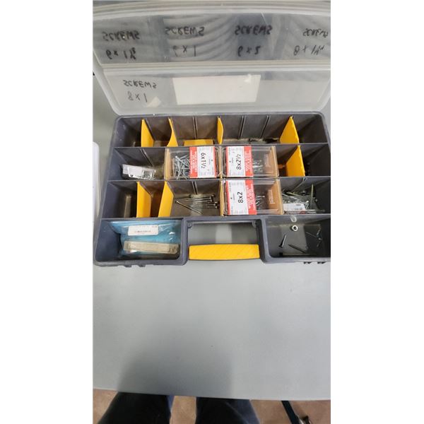Bin With Misc Nails Screws / First Aid Kit