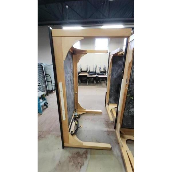 Chemical Resistant Table With Power Connection