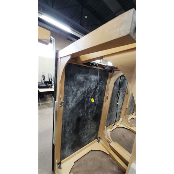 Chemical Resistant Table With Power Connection