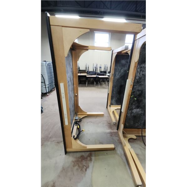 Chemical Resistant Table With Power Connection