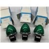 Image 2 : Lot of (3) Maruyasu #PLR-200GLHS Pilot Lights Green