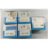 Image 1 : Lot of (5) Maruyasu #BLR-24G Pilot Lights Green
