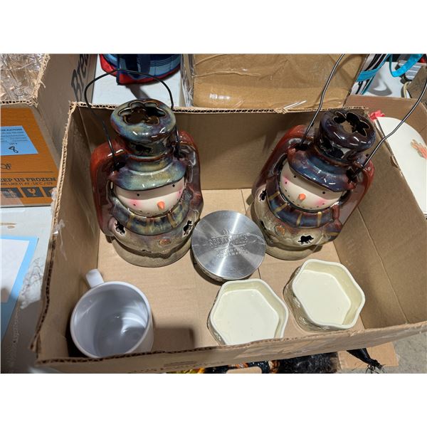 Candleholders, and other dishes