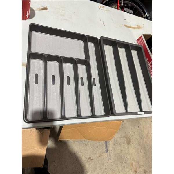 Cutlery, and utensil organizers