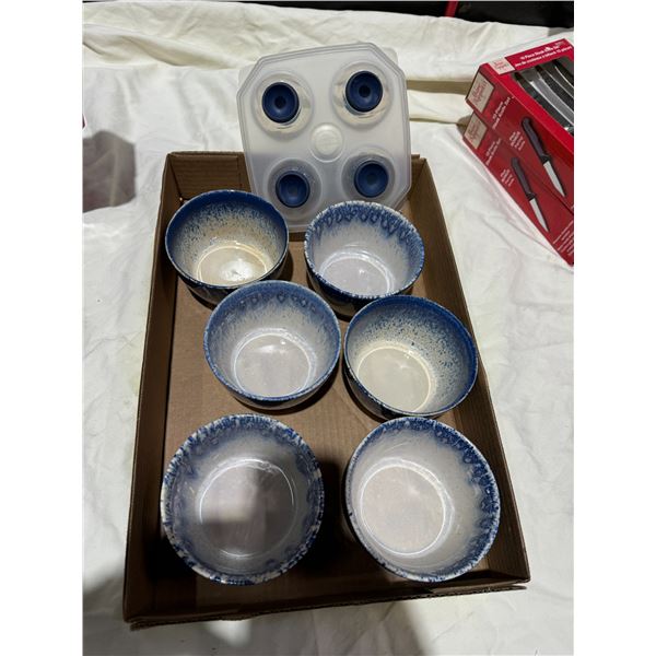 Libby pottery bowl and other